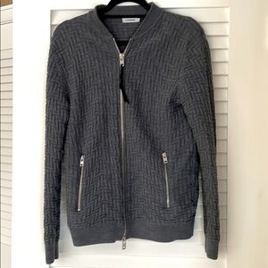 Geometric Zip up Cardigan by J Lindberg
